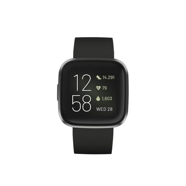 Reloj conectado Fitbit Versa 2 - 40mm - Esfera negra - Correa negra