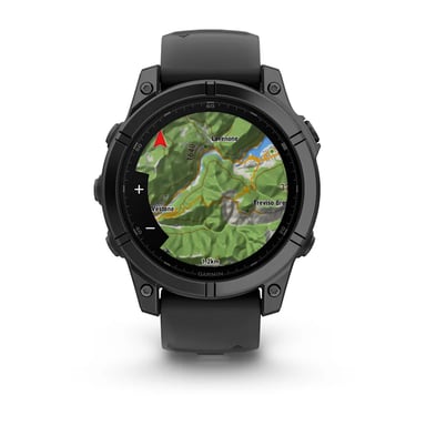 Garmin Fenix E 3,3 cm (1.3'') AMOLED 47 mm Numérique 416 x 416 pixels Écran tactile Noir Wifi GPS (satellite)