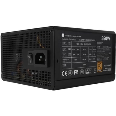 Alimentation PC - THERMALRIGHT - TB550S - 550W - 80+ Bronze - Non modulaire - ATX 3.0 - Noir