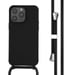 imoshion Coque en silicone avec cordon pour Apple iPhone 14 Pro Max - Noir