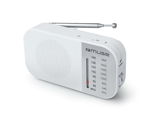 Muse M-025 Rw Bianca / Radio portatile