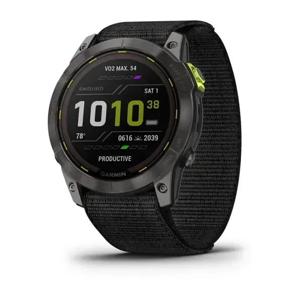 Garmin Unisex Enduro 2 Solar GPS Uhr Schwarz schiefergrau DLC Titan OneSize - vue 2
