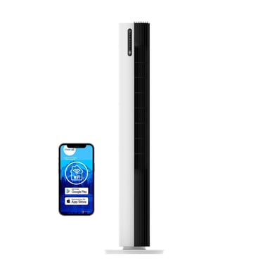 Clean Air Optima Ventilateur CA-407W Smart Tour Silencieux Contrôle App Oscillant - vue 1