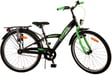 Volare 22504 City Bike Nero, Verde 24