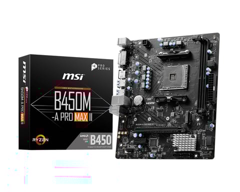 MSI B450M-A PRO MAX II scheda madre AMD B450 slot micro ATX AM4