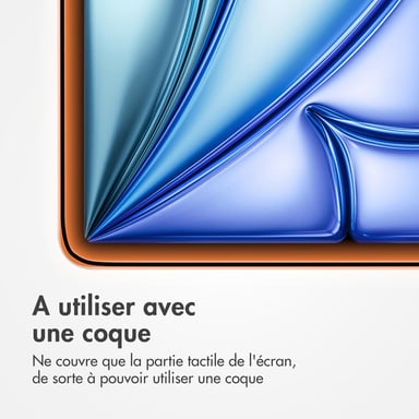 Accezz Protection d'écran en verre trempé avec applicateur pour Apple iPad Air 11 pouces (2025) M3 / (2024) M2