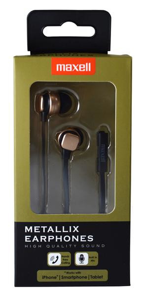 Ecouteurs MAXELL METALLIX Intra auriculaire Filaire Isolation de bruit - vue 4