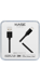 Cavo Lightning con certificazione MFi per la ricarica/sincronizzazione di Apple (3M), nero lucido