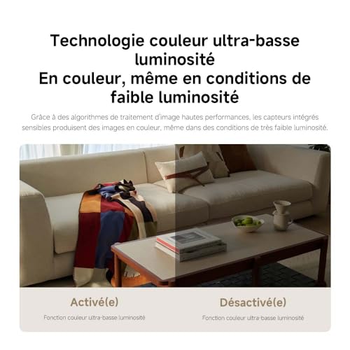 Xiaomi Smart Camera C100 Sphérique Caméra de sécurité IP Intérieure 2304 x 196 pixels Plafond/Mur/Bureau - Neuf