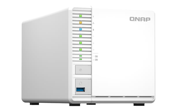 QNAP TS-364 NAS Tower Intel® Celeron® N5095 8 Go DDR4 0 To QNAP Turbo System Blanc
