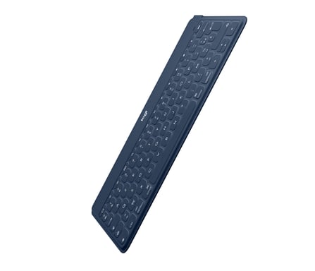 Logitech 920-010048 clavier pour tablette AZERTY Français Bluetooth Bleu, Orange - Neuf