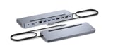 i-tec USB-C Metal Ergonomic 3x 4K Display Docking Station con Power Delivery 100 W + Universal Charger 100 W