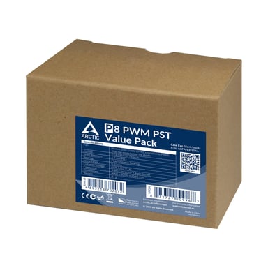 ARCTIC P8 PWM PST Ventola per PC 8 cm Nero