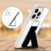 Coque pour Apple iPhone 12 / 12 PRO en Noir Housse de protection Étui en silicone TPU flexible avec support et fonction stand