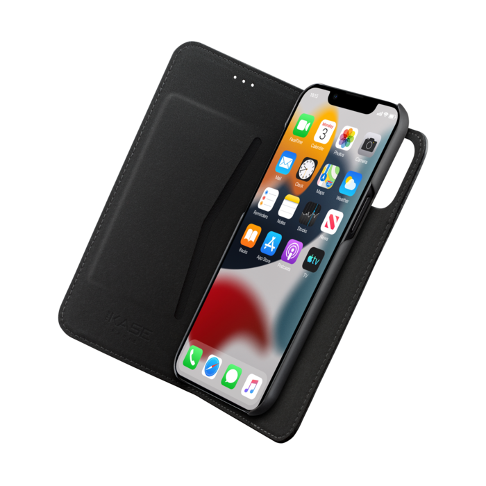 Étui et Coque slim magnétique 2-en-1 GEN 2.0 pour Apple iPhone 13, Noir
