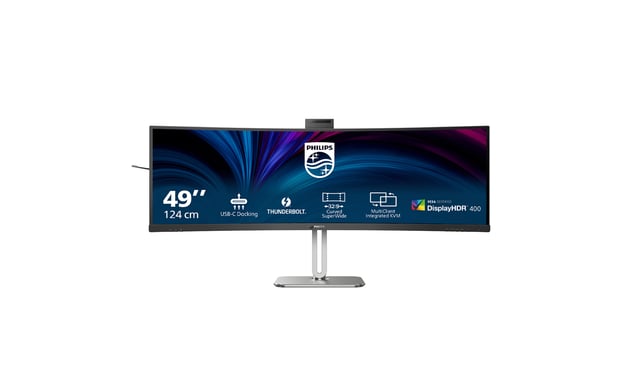 Philips 49B2U6903CH/00 écran plat de PC 124,5 cm (49'') 5120 x 1440 pixels Dual QHD LCD Gris