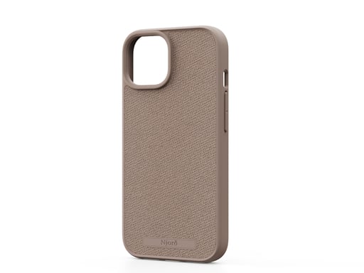 Njord byELEMENTS Fabric MagSafe Case iPhone 15, Pink Sand