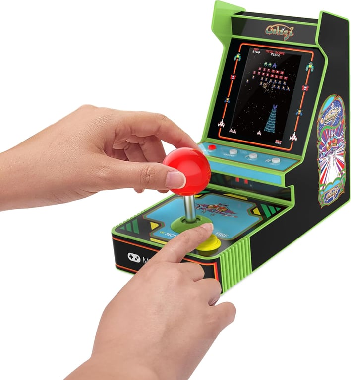 My Arcade Galaga Joystick Player : Console de Jeu vidéo rétro sous Licence Officielle Galaga et Galaxian Mini Jeu Portable Écran Couleur 3 5" - vue 4