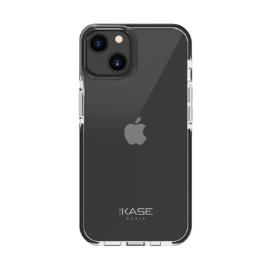 Funda trasera de malla deportiva para Apple iPhone 13, negro azabache