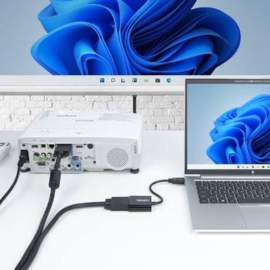 StarTech.com Adaptateur HDMI vers VGA, Convertisseur Vidéo Actif pour Ordinateur Portable/Bureau, 1920x1080 (1080p), Source HDMI vers Moniteur/Affichage/Projecteur VGA