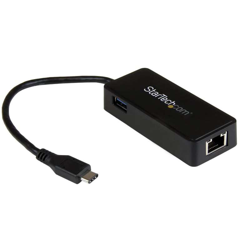 StarTech.com Adaptateur réseau USB C vers RJ45 Gigabit Ethernet avec port USB supplémentaire /F USB 3.1 Gen 1 5 Gb/ Neuf