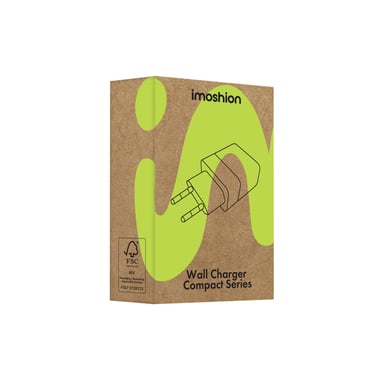 imoshion Adapteur secteur - Chargeur - USB-C + USB-A - Power Delivery et Quick Charge - 35W - Noir