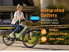 HillMiles MileCity 1 : Vélo électrique urbain 250 W, autonomie de 50 à 100 km, transmission Shimano 7 vitesses, étanchéité IP65, idéal pour les trajets domicile-travail.