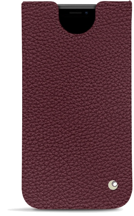 Pochette cuir Apple iPhone 11 Pro Max - PochetteViolet