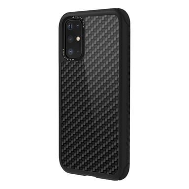 Robusta carcasa protectora Real Carbon'' para Samsung Galaxy S20+, negro