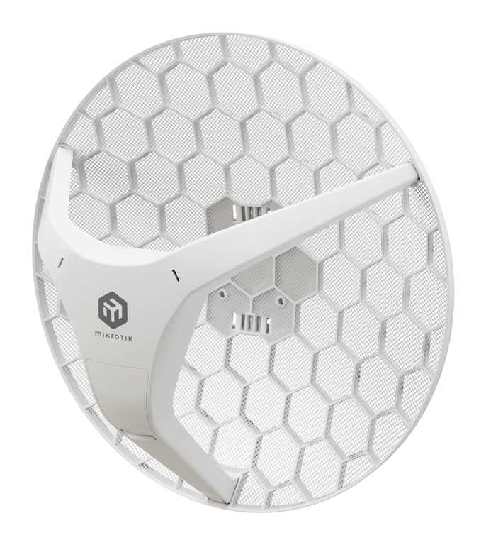 Mikrotik LHG 5 ax 1200 Mbit/s Blanc Connexion Ethernet, supportant l'alimentation via ce port (PoE) - Neuf