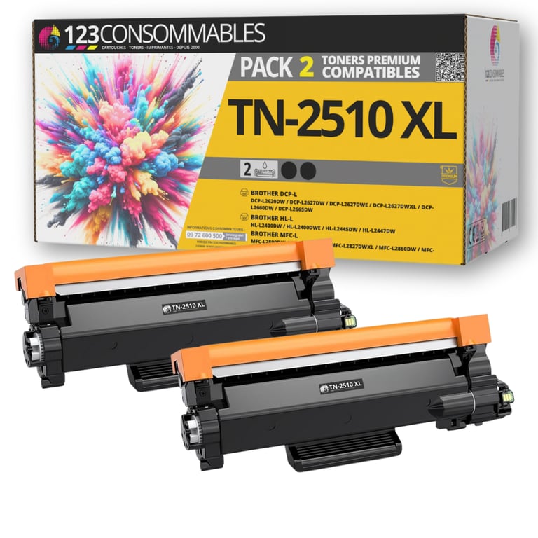 Brother TN 2510XL - vue 10