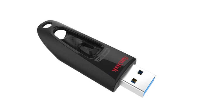 SanDisk Ultra USB flash drive 64 GB USB Type-A 3.2 Gen 1 (3.1 Gen 1) Nero