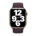 Bracelet Boucle unique en Silicone pour Apple Watch | 38/40/41/42 mm - Taille 6 - Dark Cherry