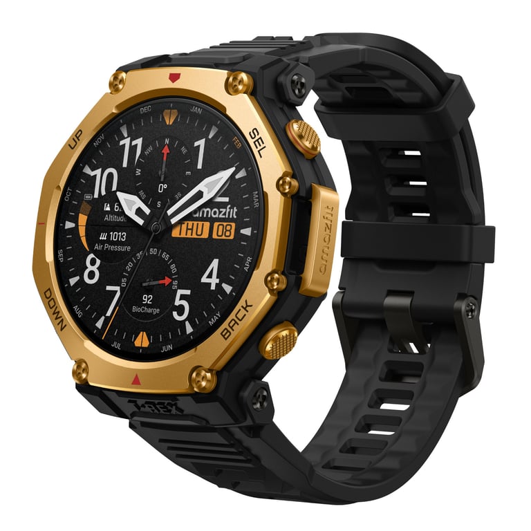 Amazfit T Rex 3 Pro GPS Boitier doré de 48 mm et bracelet Neuf - vue 2