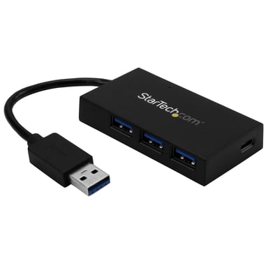 StarTech.com Hub USB 3.0 - 4 puertos - USB A a 3x USB-A 1x USB-C - Hub USB Tipo-C - Hub USB (HB30A3A1CFB)