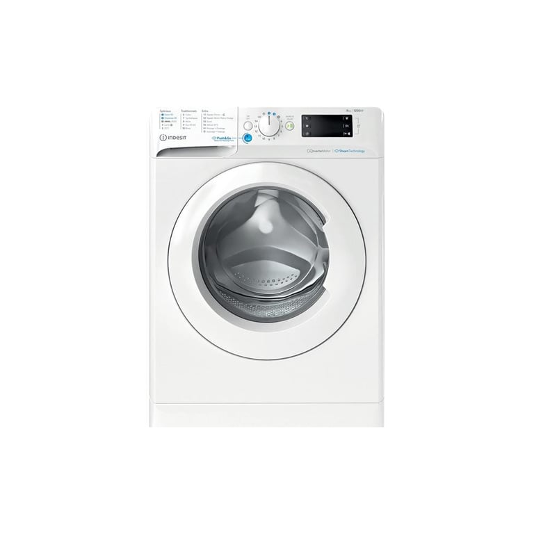 Lave-linge frontal Indesit BWE 8127X WV FR 8 kg 1200 tr/min Classe A Blanc - Neuf