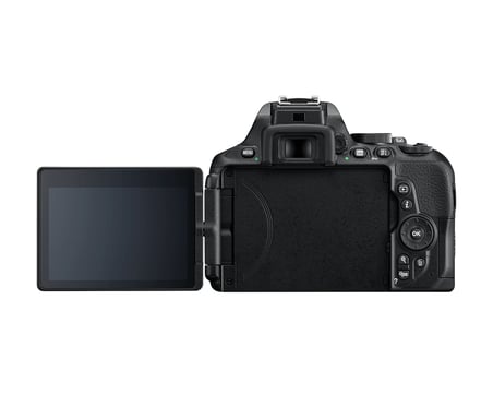 Nikon D5600 + AF-S DX 18-105mm G ED VR + 8GB SD Juego de cámara SLR 24,2 MP CMOS 6000 x 4000 Pixeles Negro