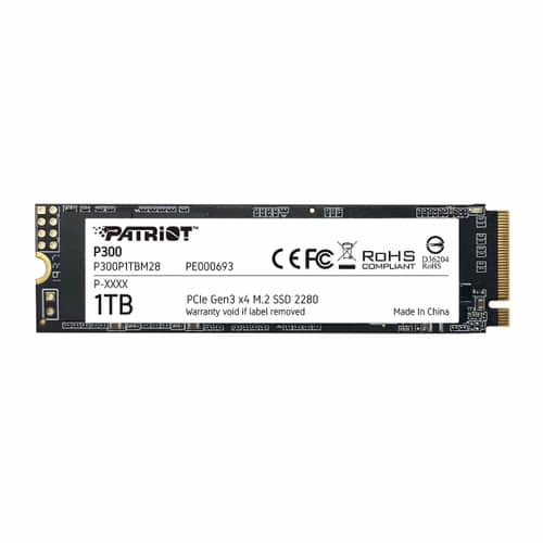 Patriot Memory P300 1 To M.2 PCI Express 3.0 NVMe - Neuf