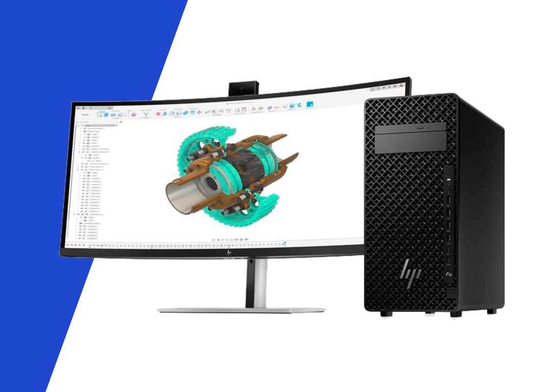 HP Z2 Tower G1i Workstation Desktop PC Wolf Pro Security Edition Windows 11 Pro Station de travail AI PC AI Workstation Neuf - vue 2