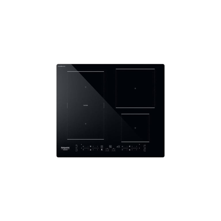 Hotpoint Table de cuisson à induction - HB 4860C CPNE - Noir - 4 zones de cuisson - 7400 W
