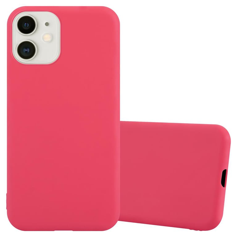 Funda para iPhone 13, color rojo, a prueba de golpes, ultra delgada, de  silicona, para iPhone 13, funda de goma de gel suave TPU, resistente a los