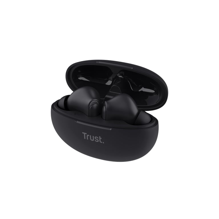 Trust Yavi Casque True Wireless Stereo (TWS) Ecouteurs Appels/Musique USB Type-C Bluetooth Noir - Neuf