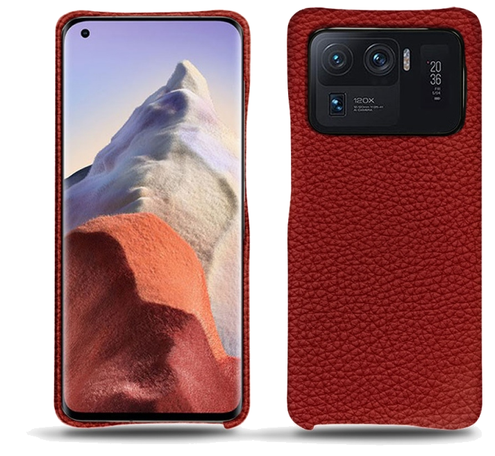 Coque cuir Xiaomi Mi 11 Ultra - Coque arrièreRouge