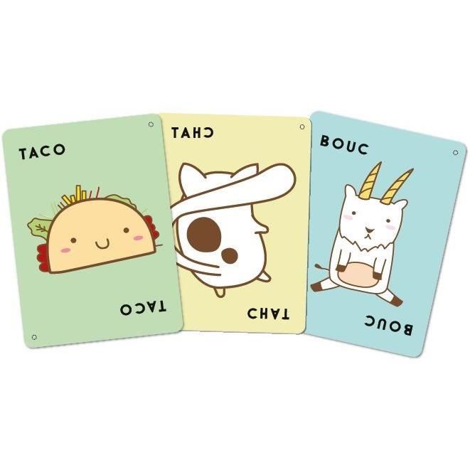 Taco Verso Bouc Cheese Pizza Jeu d'ambiance Rapidité et observation Dès - vue 4