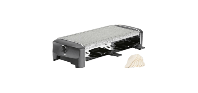 Apparecchio per raclette Princess 162830 1300W 8 persone Nero