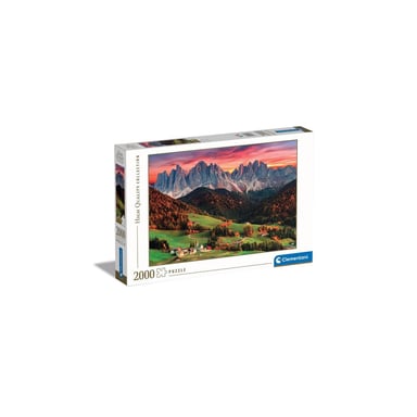 Clementoni Puzzle 2000 pièces: Val di Funes - Puzzles - vue 1