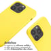imoshion Coque en silicone avec cordon pour Apple iPhone 14 Pro Max - Jaune