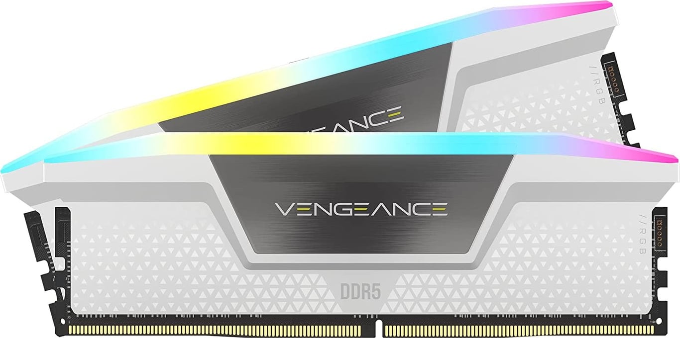 RAM CORSAIR Vengeance RGB DDR5 2x16GB DIMM 6200MHz Unbuffered 36 39 39 76 STD PMIC XMP 3.0 - vue 2