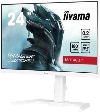 iiyama G-MASTER GB2470HSU-W6 écran plat de PC 60,5 cm (23.8'') 1920 x 1080 pixels Full HD LED Blanc