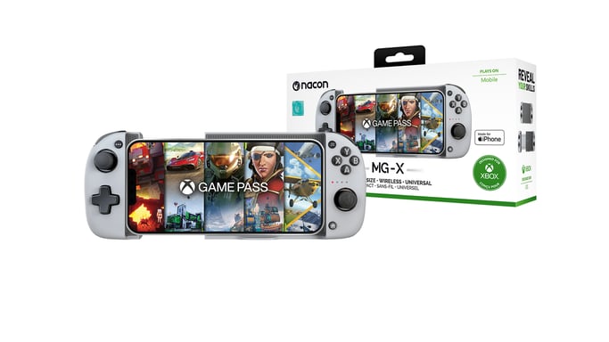 NACON MG-X Gris Bluetooth Manette de jeu Analogique/Numérique iOS